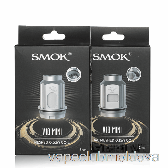 Kit Vape Pod Smok Tfv18 Mini Bobine De Schimb 0,2ohm Tfv18 Mini Bobine De Plasă